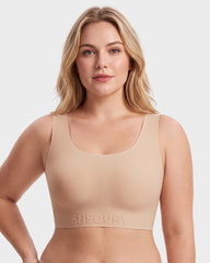 Paper-Thin Seamless Support Tank Bra