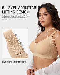 Piano Clasp™ V-Neck Wireless Minimizer Bra