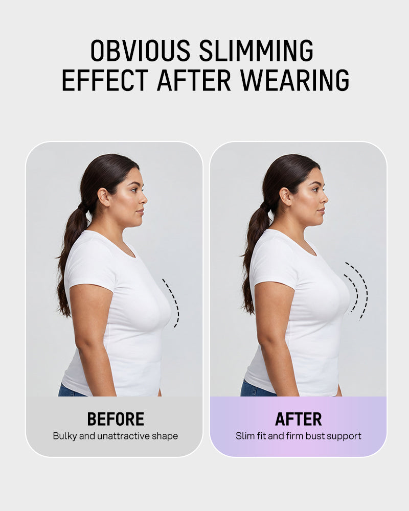 Piano Clasp™ V-Neck Wireless Minimizer Bra
