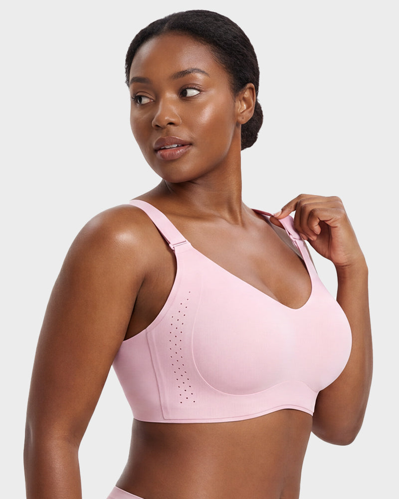 Piano Clasp™ V-Neck Wireless Minimizer Bra