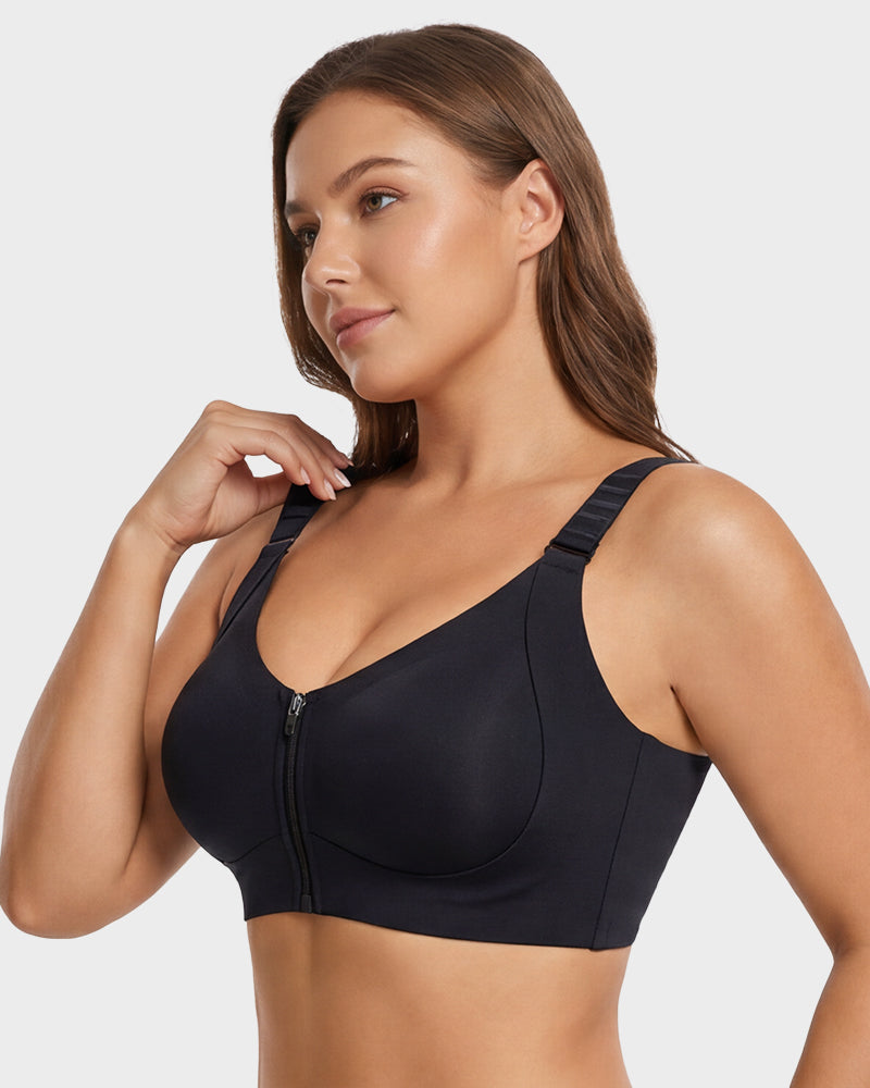 Piano Clasp™ Zip-Front Wireless Bra