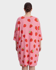 Plus Size Ultra-Soft Oversized Shirt Sleepwear with Pockets