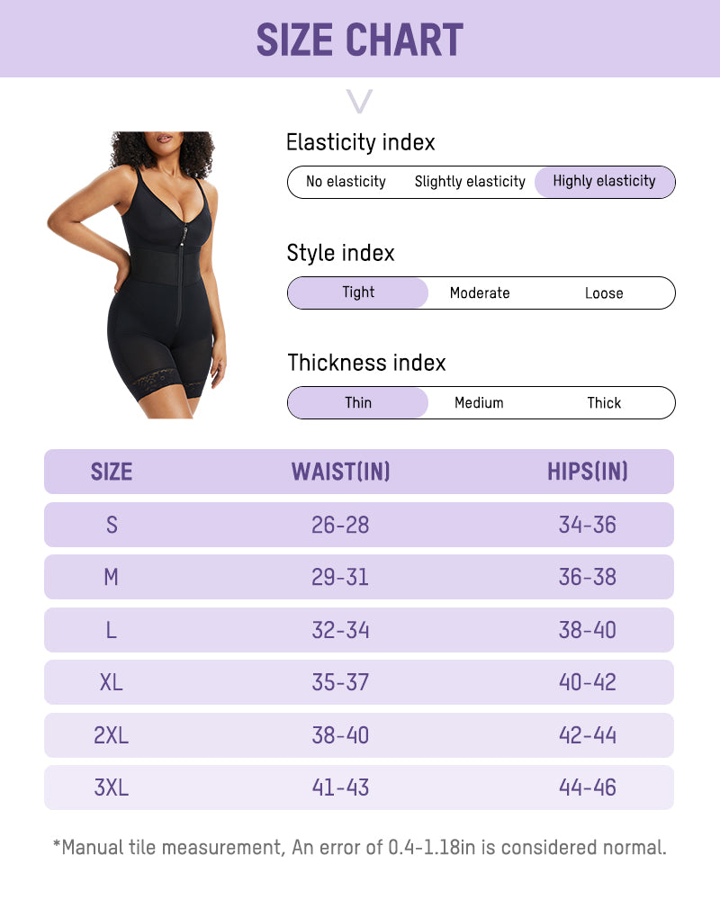 PowerMesh Deep V Bodysuit Shapewear