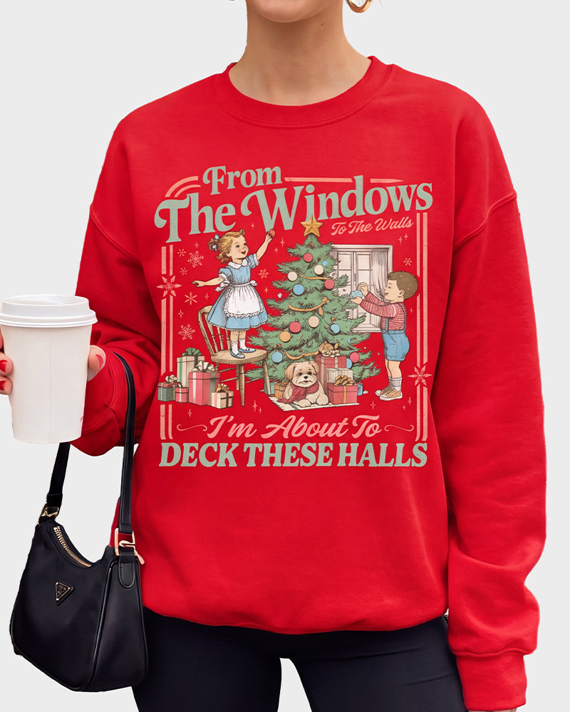 Retro Holiday Graphic Sweatshirt
