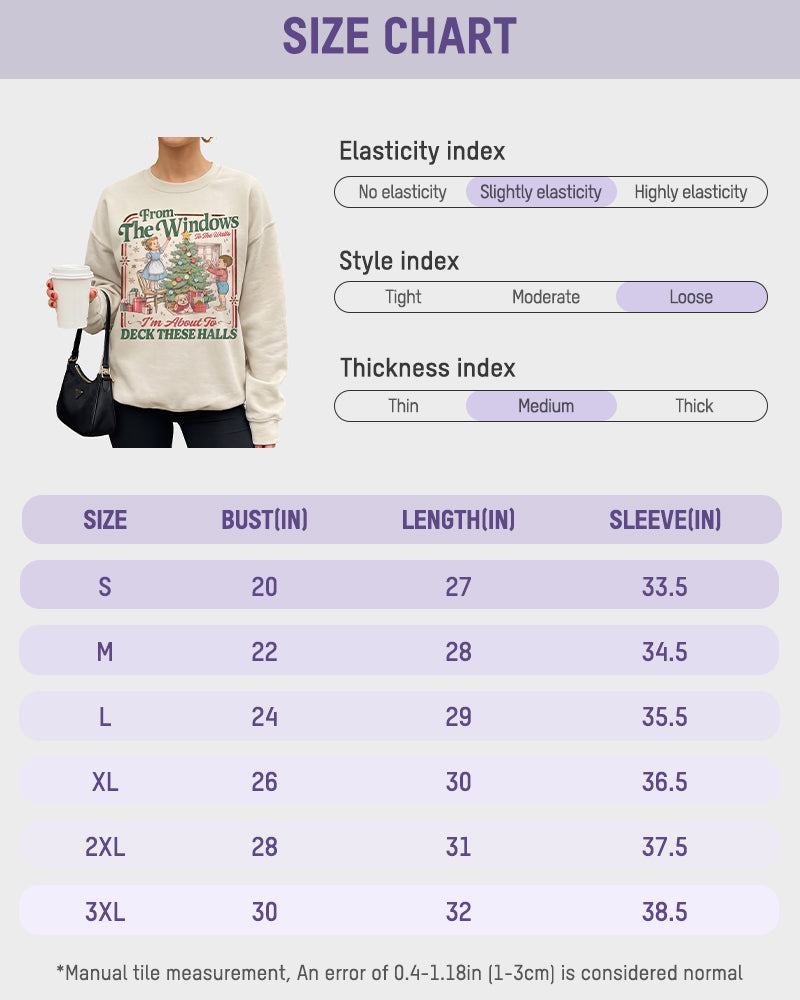 Retro Holiday Graphic Sweatshirt