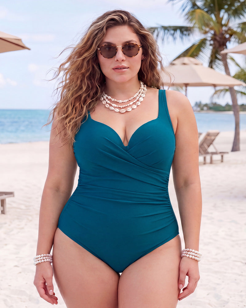 SculptSkin™ PlungeLift One-Piece Swimsuit