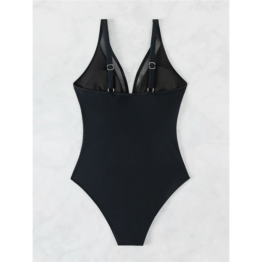 SheCurve® Mesh Tummy Control Swimsuit