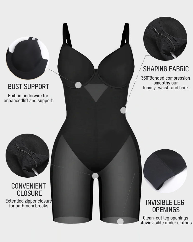 Seamless Full-Body Shaping Bodysuit