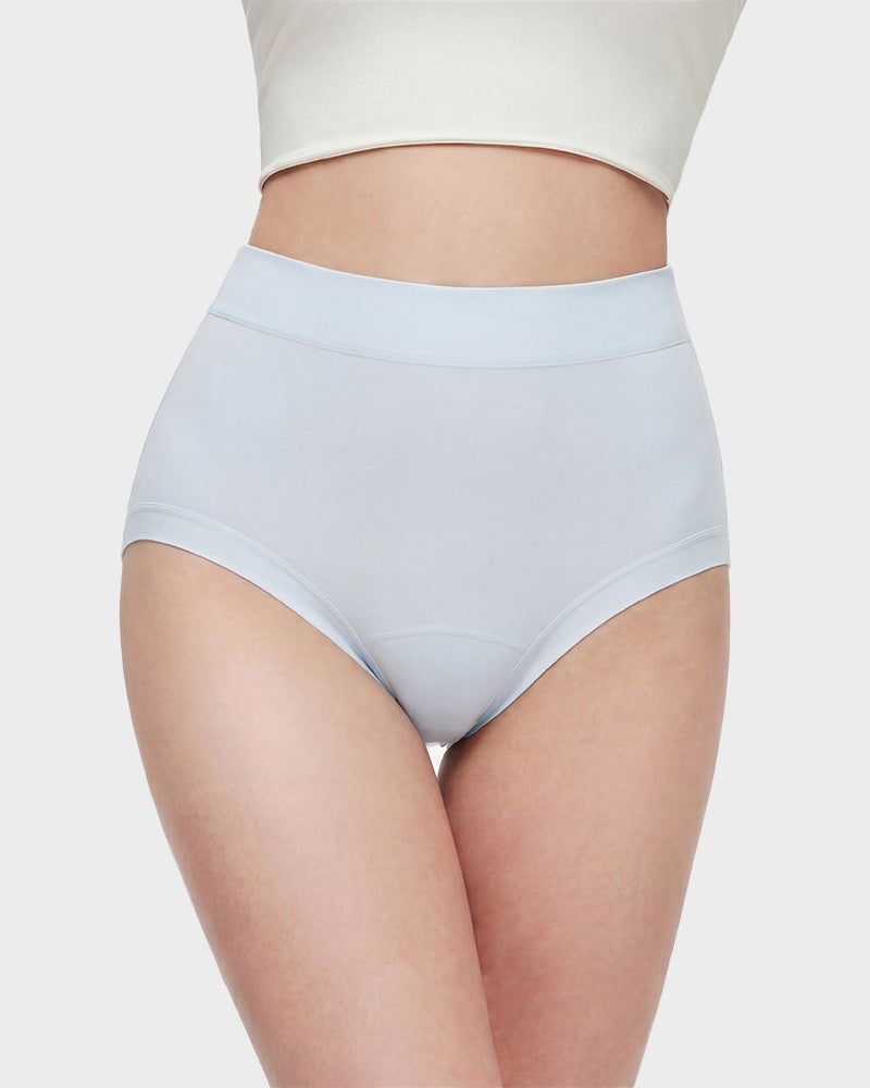 Seamless High-Waist Full Coverage Cotton Panty（5 pack）