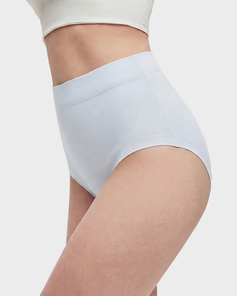 Seamless High-Waist Full Coverage Cotton Panty（5 pack）