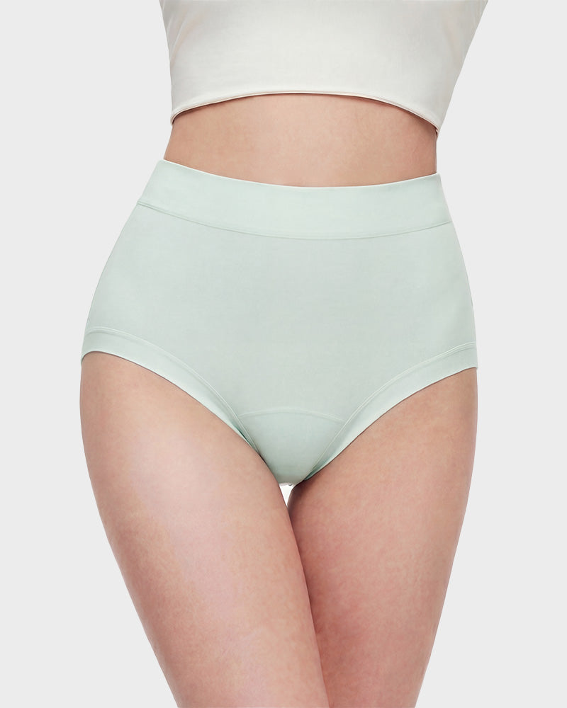 Seamless High-Waist Full Coverage Cotton Panty（5 pack）