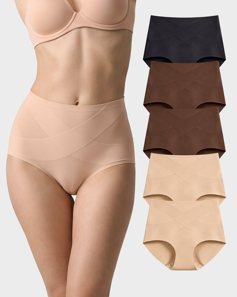 Seamless High-Waist Shaping Panty (5 Pack)