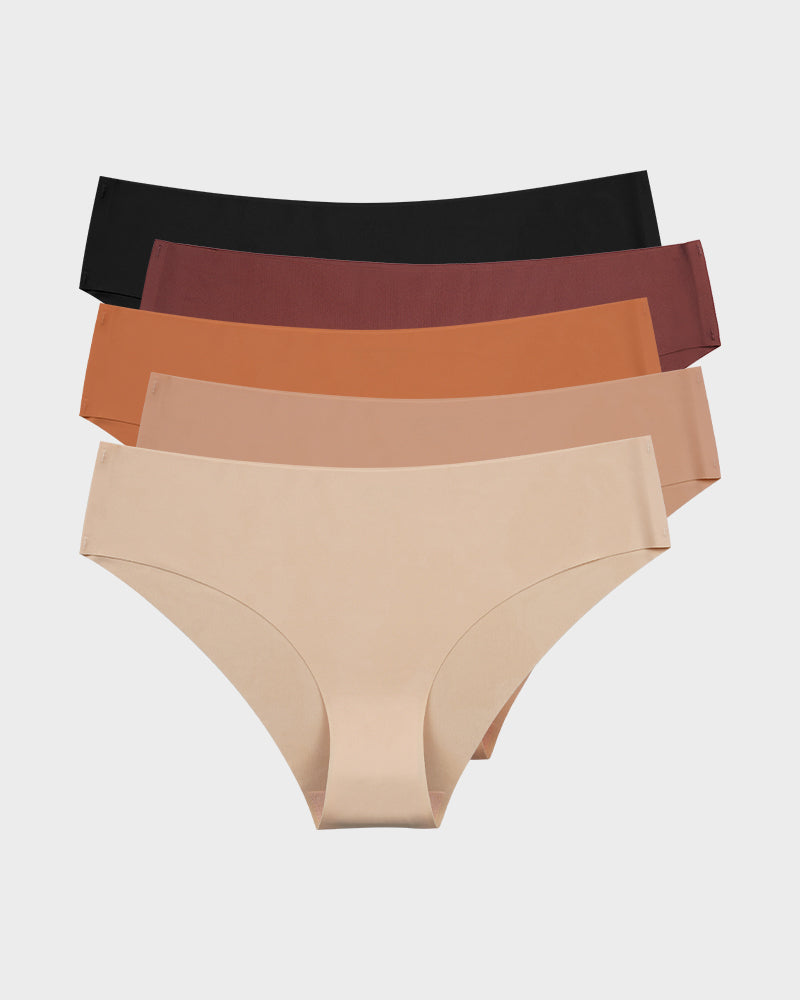 Seamless Ice Silk Low Rise Panties
