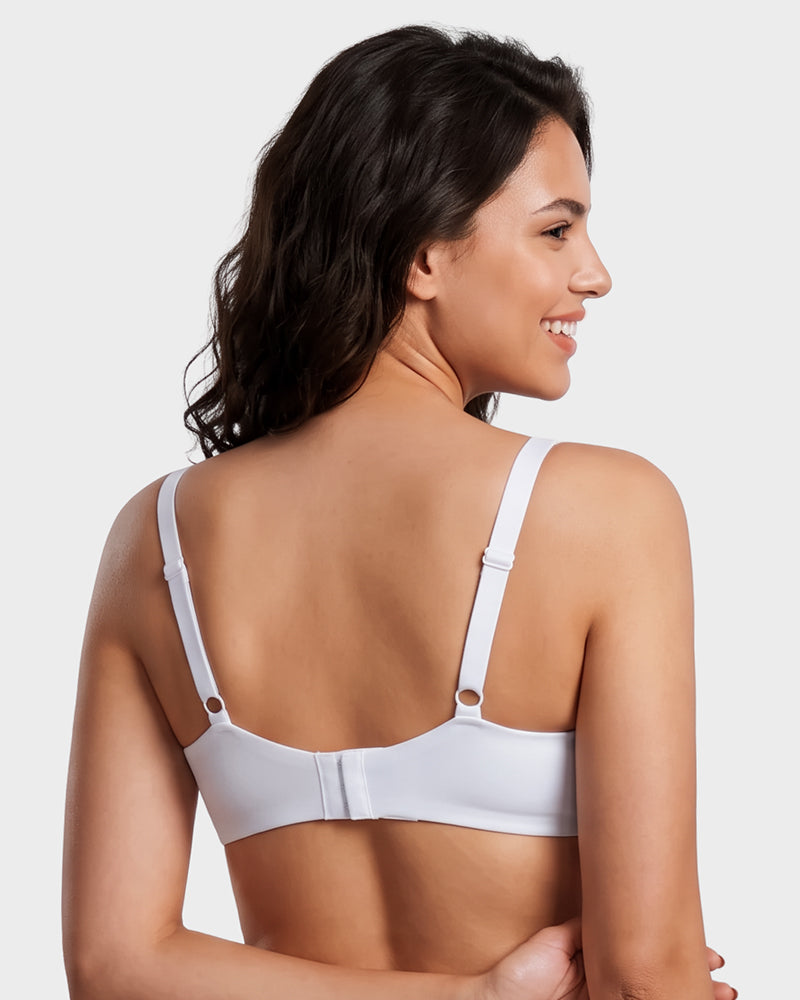 Seamless Unlined Underwire Balconette Bra