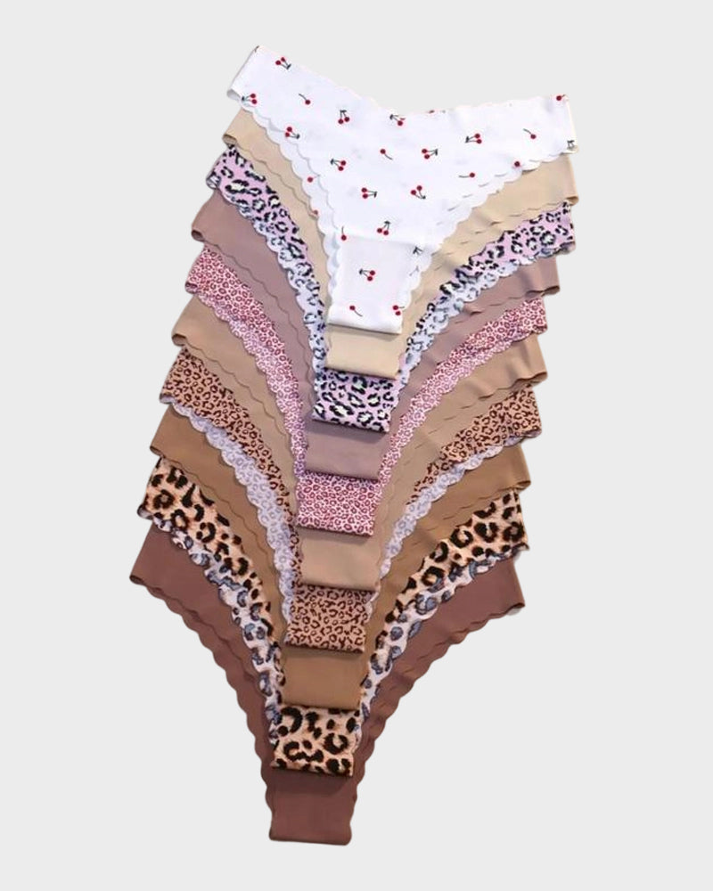 Seamless Wave Edged Panties