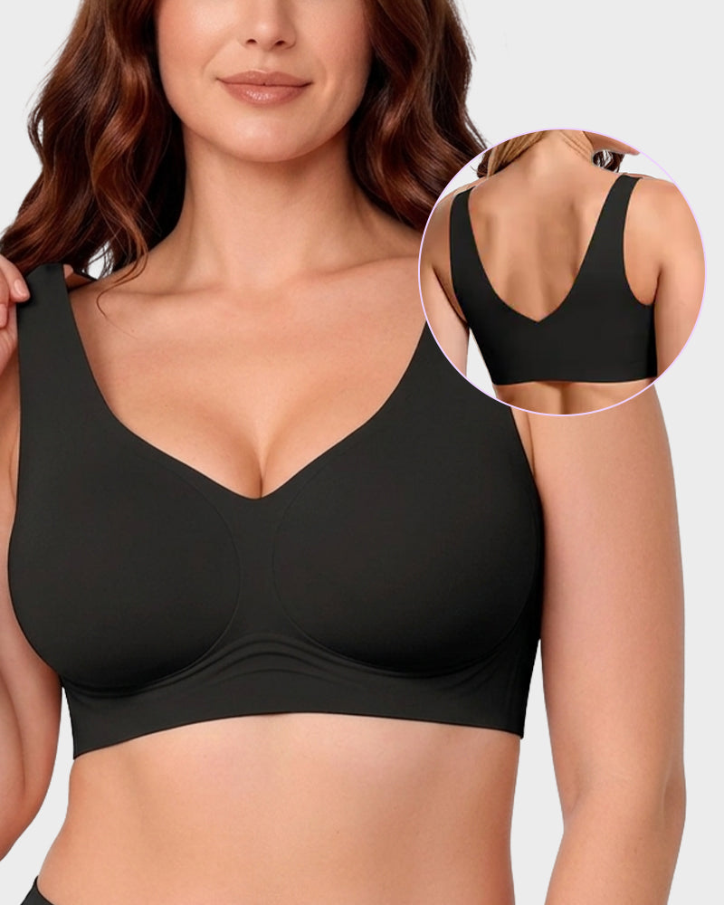 Seamless Wireless Full-Coverage Pullover Bra