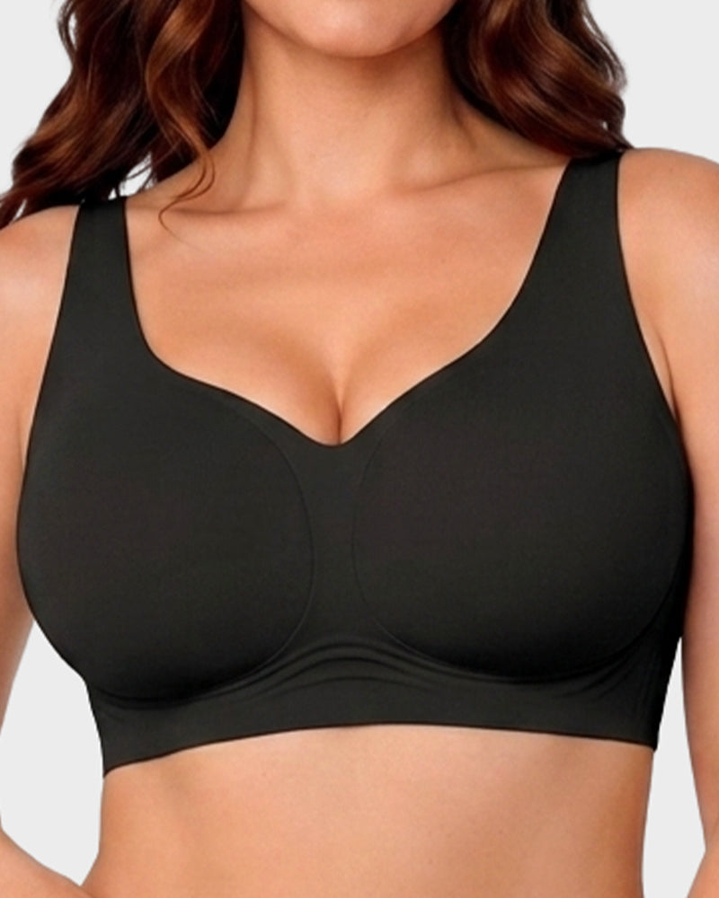 Seamless Wireless Full-Coverage Pullover Bra