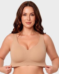 Seamless Wireless Full-Coverage Pullover Bra