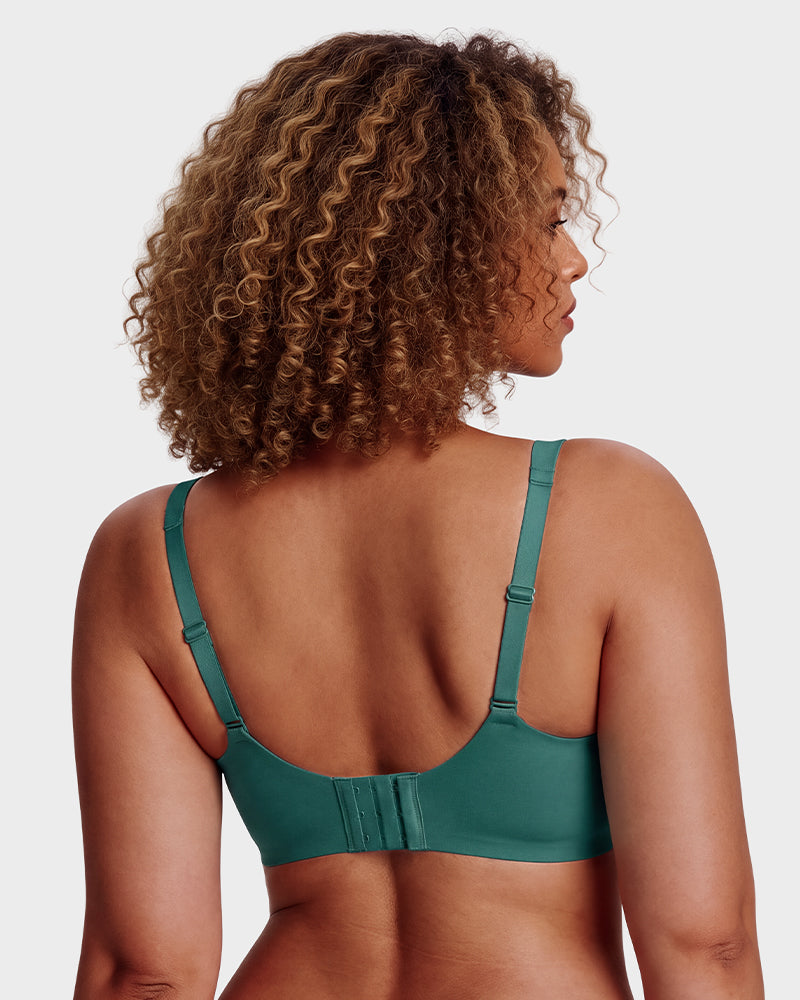 Seamless Deep V Push-Up Wireless Bra