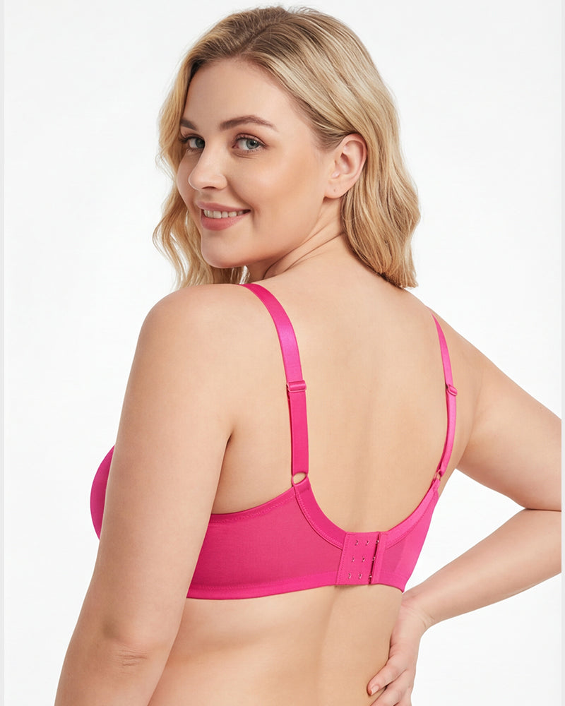 Seamless Mesh Unlined Underwire Bra