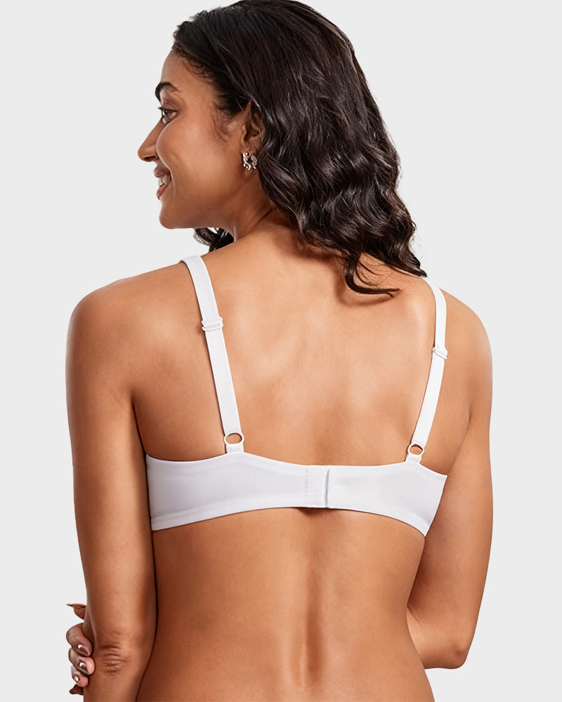 Seamless Unlined Underwire Balconette Bra