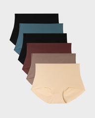Seamless X-Shaping High-Waist Panties (6 Pack)