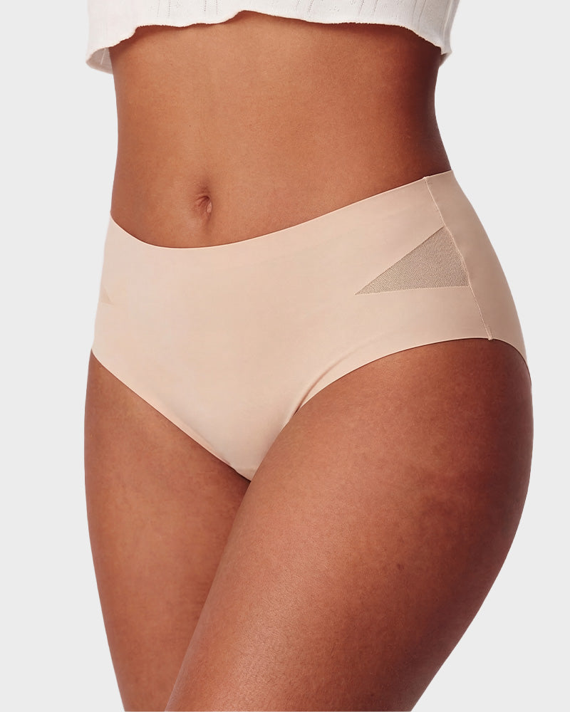 Sexy Seamless Mesh Cutout Panty (5 Pack)