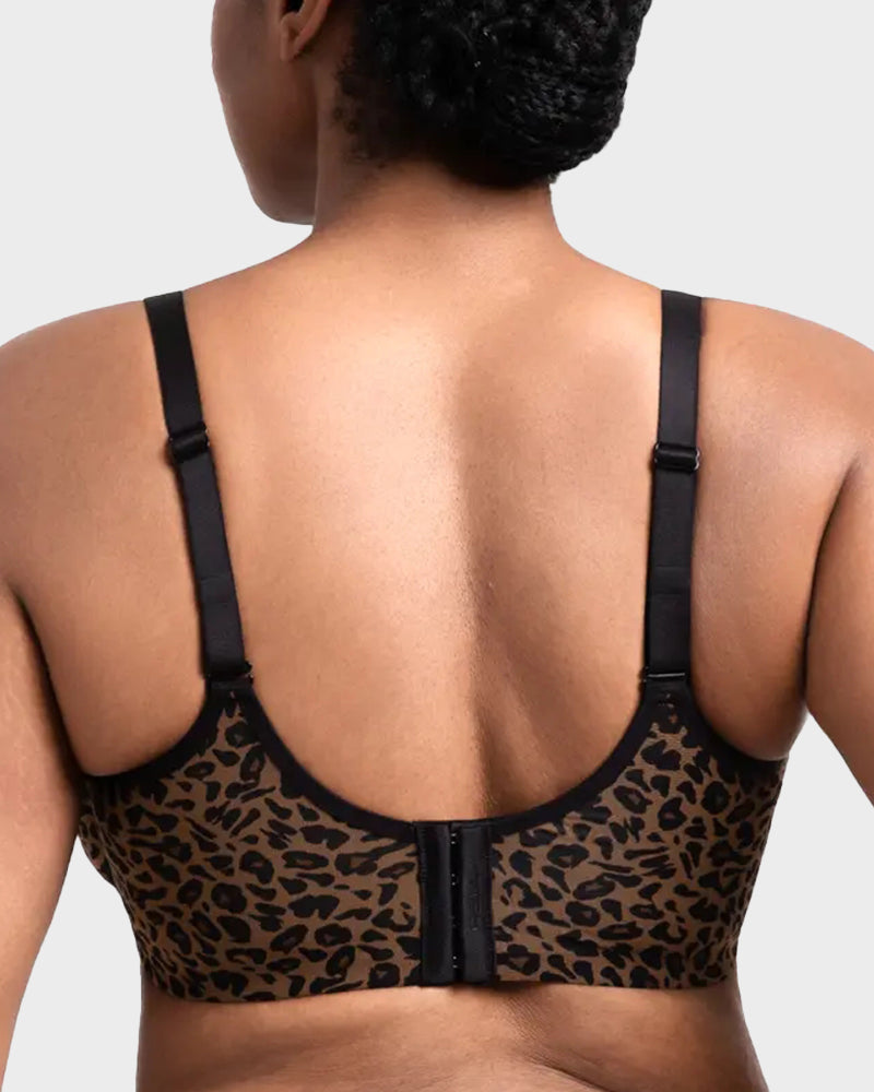 Sheer Zebra Mesh Unlined Underwire Bra
