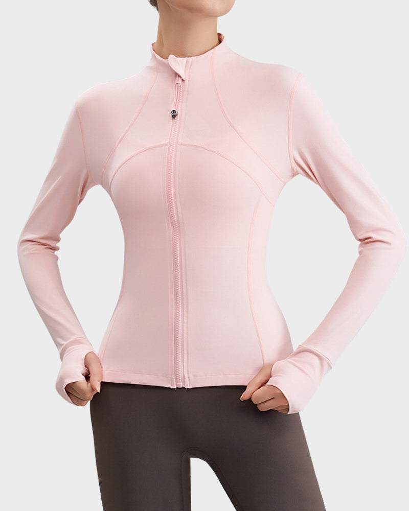 Slim Fit Streamline Activewear Jacket