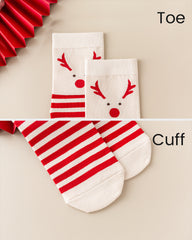 Festive Holiday Print Comfort Socks (5 Pack)