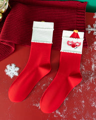 Christmas Print Soft Comfort Socks (4 Pack)