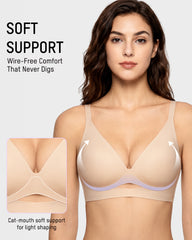 Soft Support Plunge Push-Up Bra