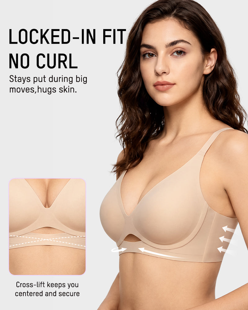 Soft Support Plunge Push-Up Bra