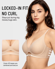 Soft Support Plunge Push-Up Bra