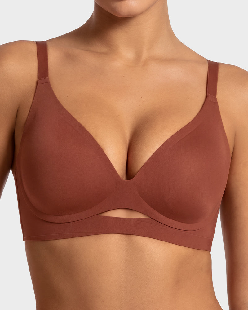 Soft Support Plunge Push-Up Bra