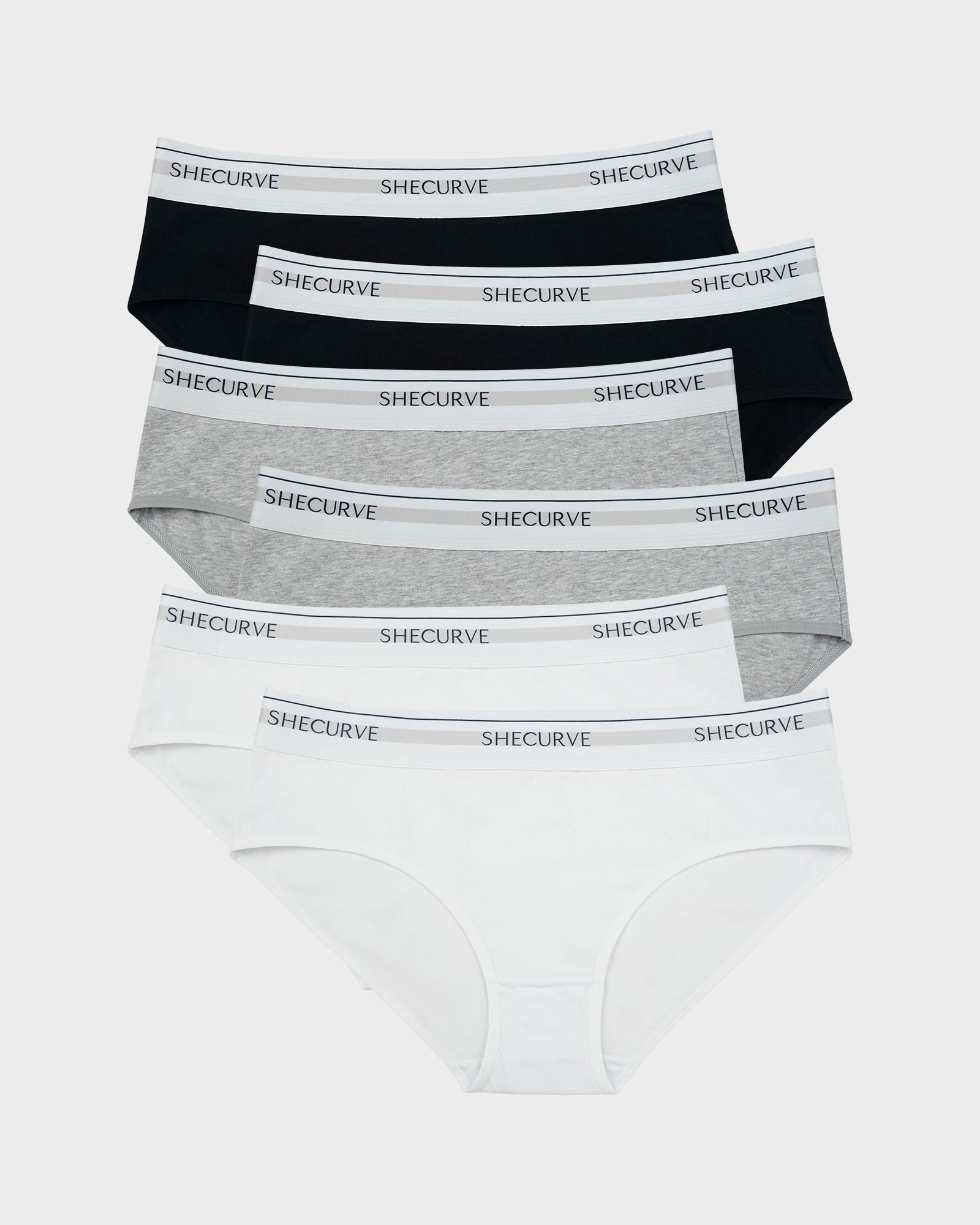 Soft Cotton Logo Waist Low-Rise Briefs (6 Pack)