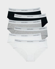 Soft Cotton Logo Waist Low-Rise Briefs (6 Pack)