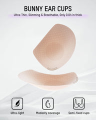 Square-Neck Ultra-Thin Seamless Minimizer Bra