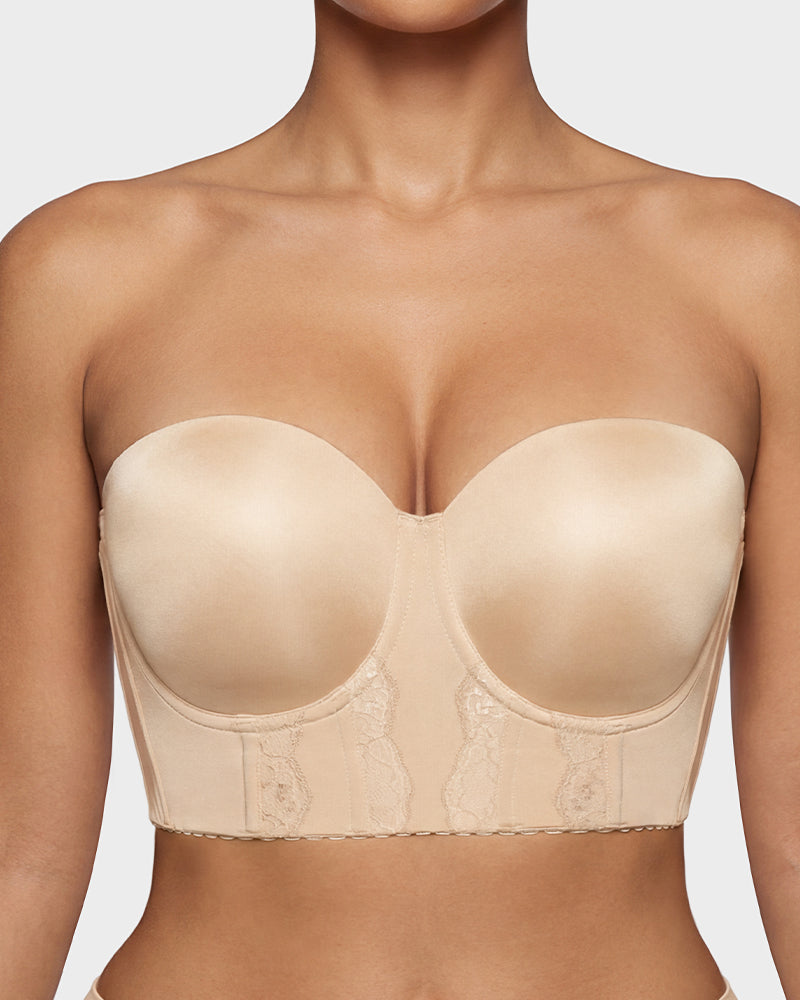 The Low Back Strapless Bra – SheCurve