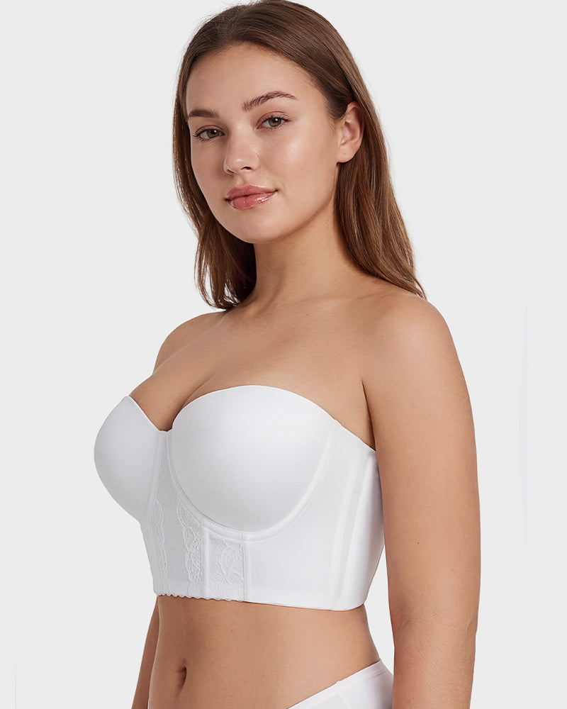 The Low Back Strapless Bra SheCurve The Low Back Strapless Bra SheCurve