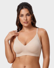 Triangle Lace Back Wireless Bralette