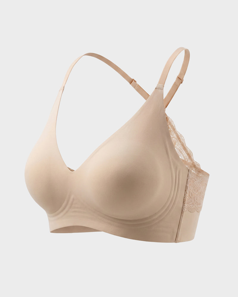Triangle Lace Back Wireless Bralette
