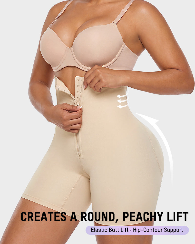 Tummy-Tuck High-Waist Shapewear Shorts