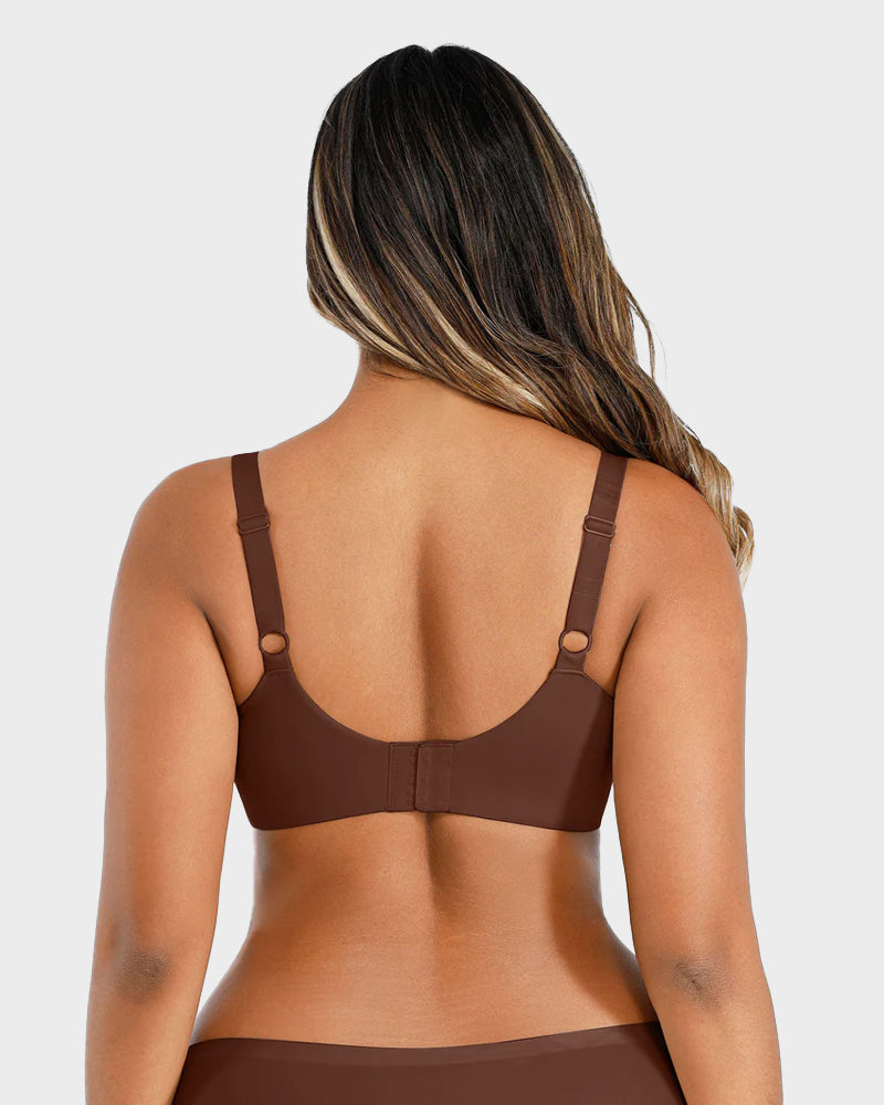Underwire Adjustable Deep V-neck Bra