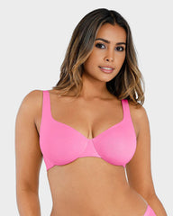 Underwire Adjustable Deep V-neck Bra
