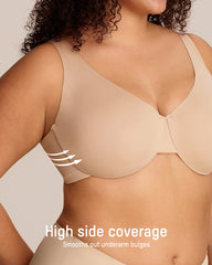 Underwire Adjustable Deep V-neck Bra