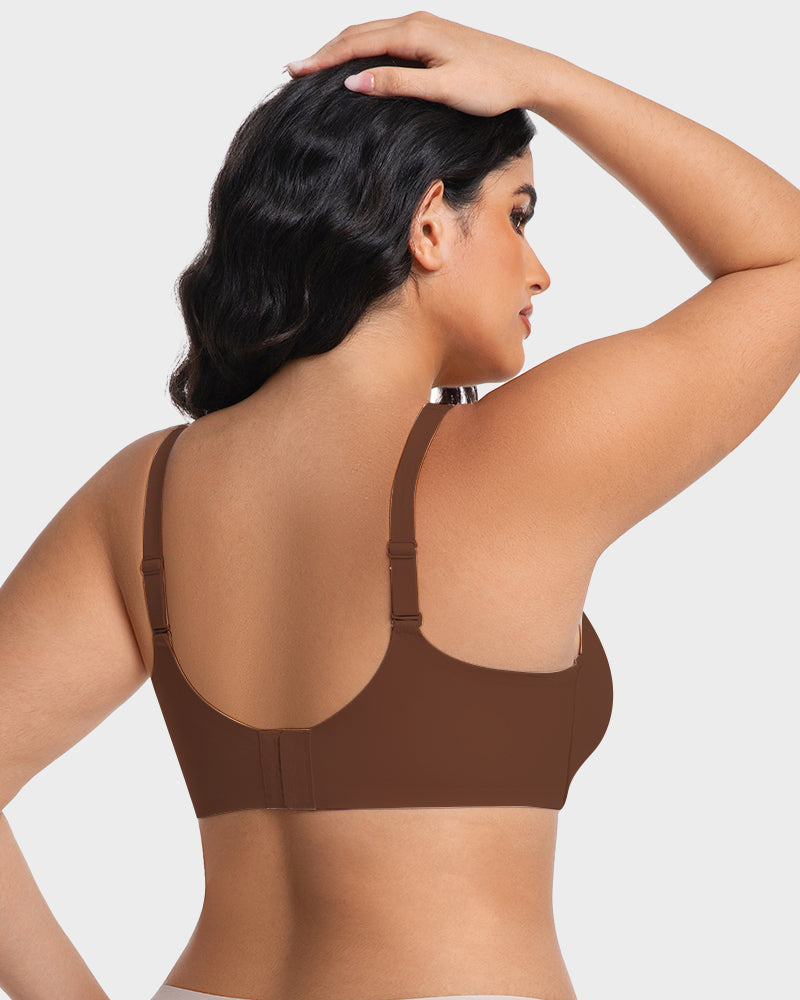 Underwire Adjustable Deep V-neck Bra