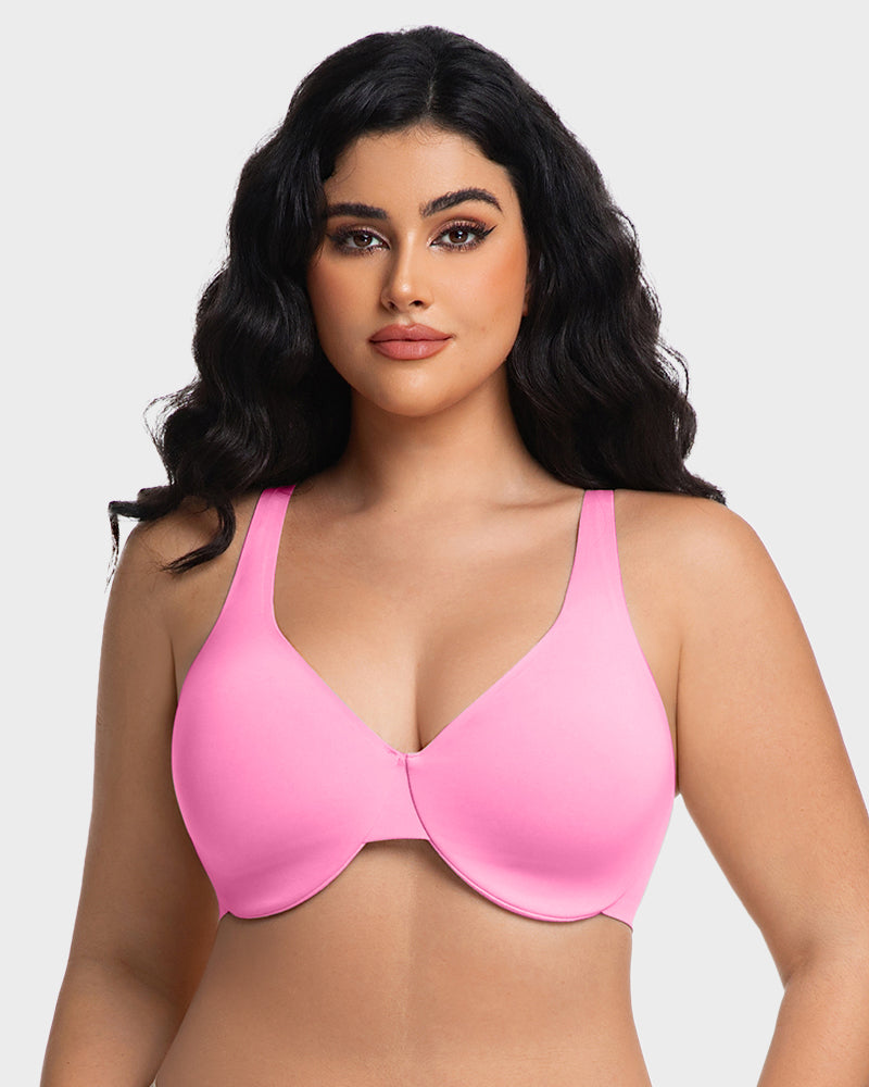 Underwire Adjustable Deep V-neck Bra