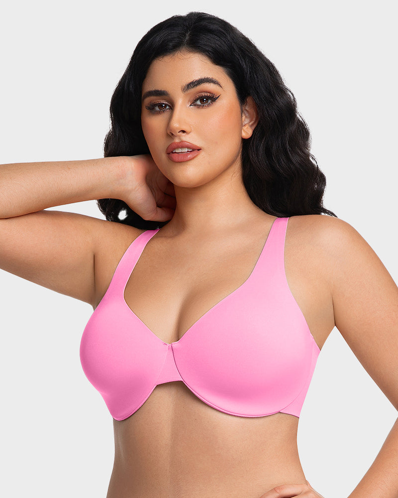Underwire Adjustable Deep V-neck Bra