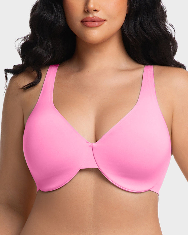 Underwire Adjustable Deep V-neck Bra